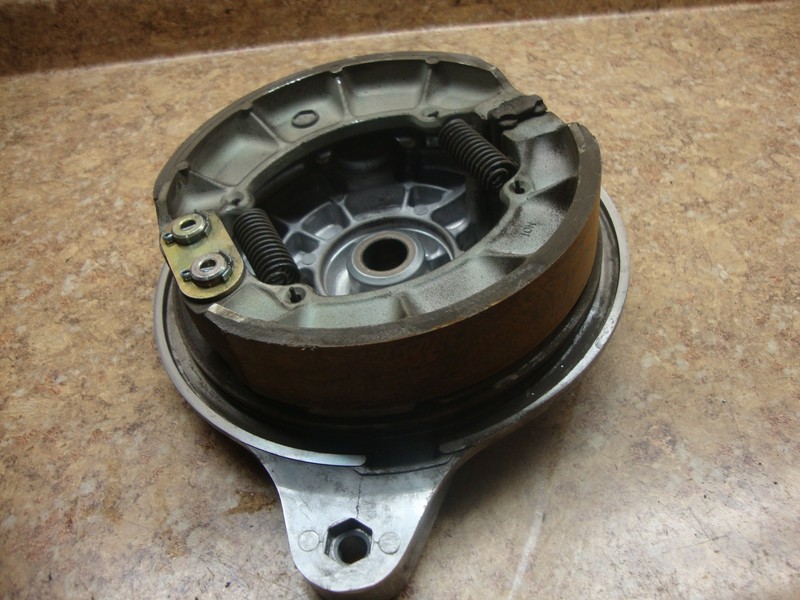 2002 Honda Shadow VT750 VT 750 Ace Rear Back Drum Brake Shoe Cover Panel 02