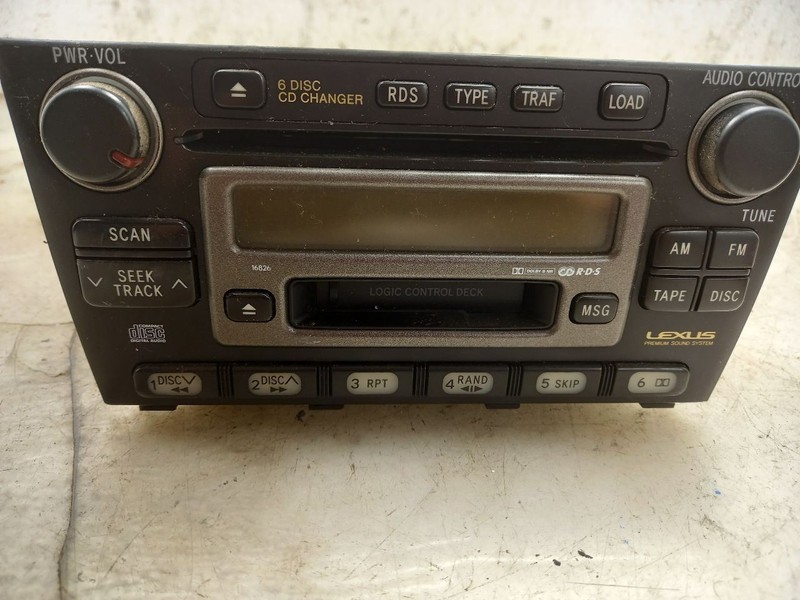 01 02 03 LEXUS IS300 RADIO AUDIO HEAD UNIT PREMIUM 86120-53120