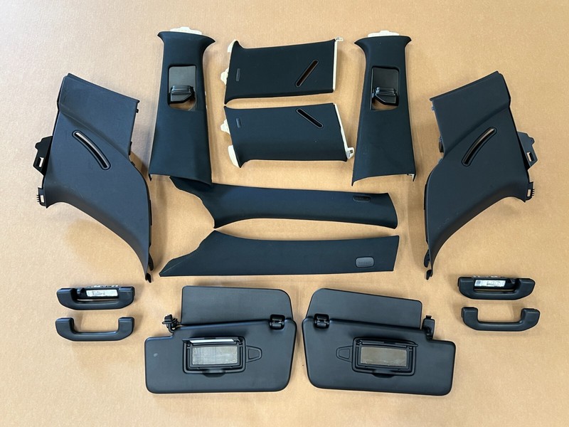⭐2013-2016 MERCEDES BENZ GL-450 A B C D PILLAR / SUNVISORS / HANDLE SET LOT2518