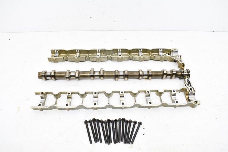 2011 BMW E90 328xi N51 Exhaust Camshaft Cam with Bearing Shelf Tray OEM KW78