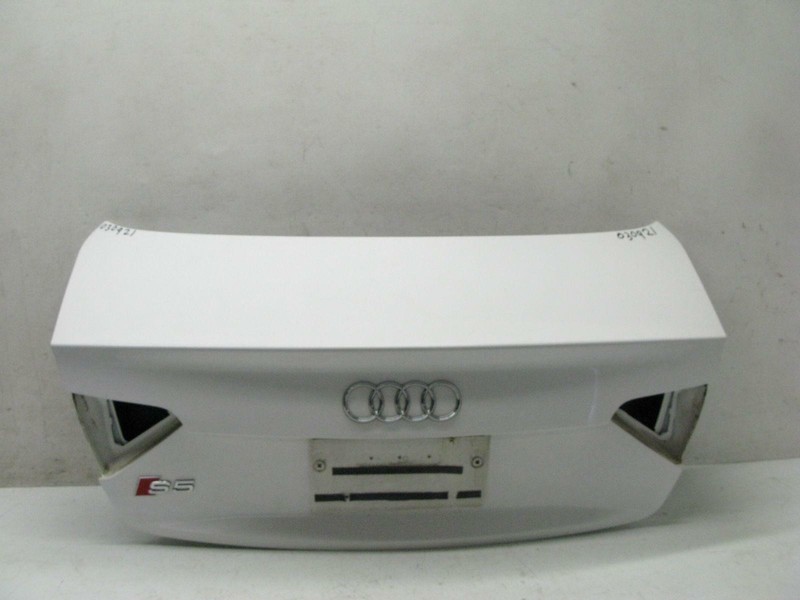 2010 AUDI S5 COUPE 💚 08-17 AUDI S5 A5 B8 TRUNK LID SHELL OEM WHITE
