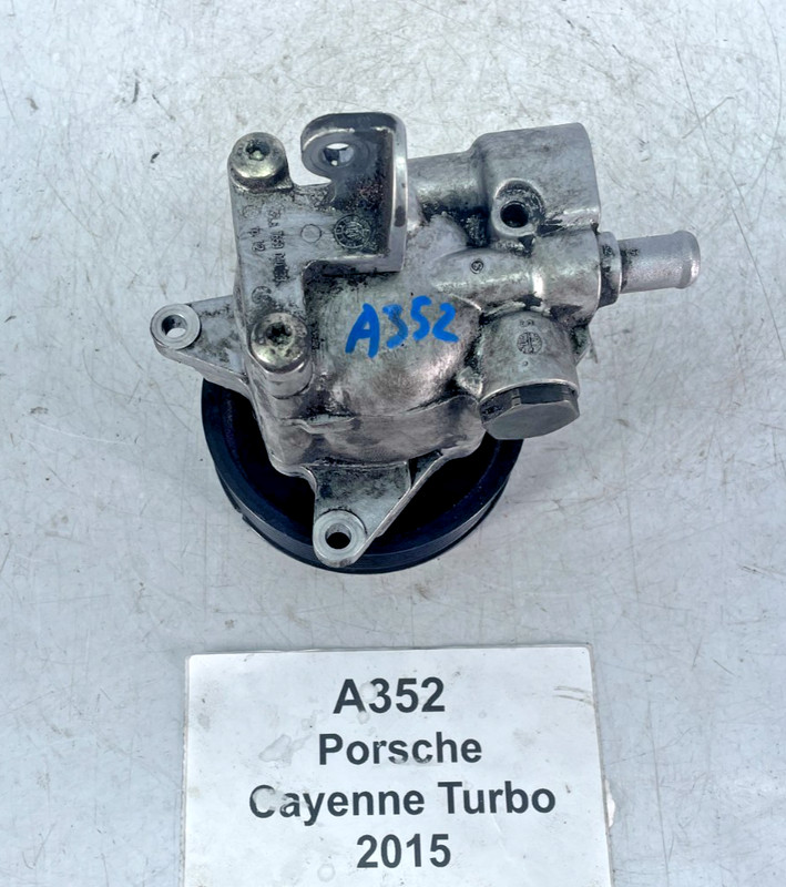 ✅ 11-18 OEM Porsche Cayenne Turbo 958 AWD 4.8 Power Steering Pump W/ Pulley
