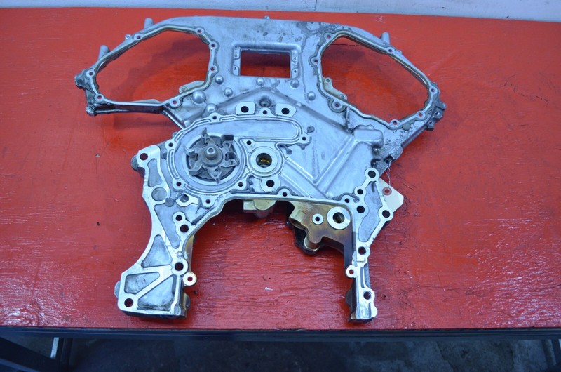 14-15 INFINITI Q50 3.7L V6 FRONT ENGINE TIMING CHAIN COVER OEM