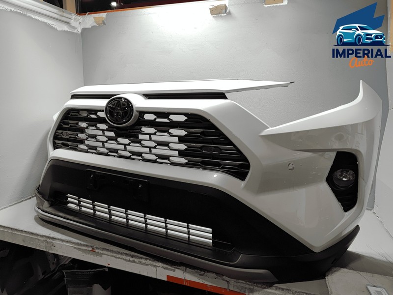 2019-2025 Toyota RAV4 Front Bumper Cover Panel w/Park Sensors & Fog Lamp OEM