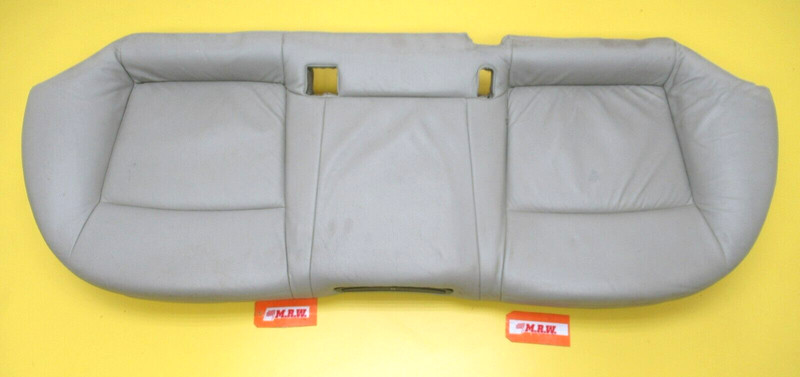 SEAT BACK REAR CUSHION BENCH BOTTOM WHITE CAR CREAME LEATHER oem 03-07 SAAB 9-3