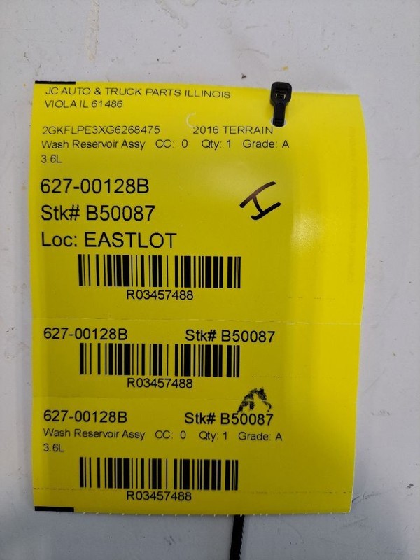 Wash Reservoir Flexible Neck Fits 10-17 EQUINOX 3457488