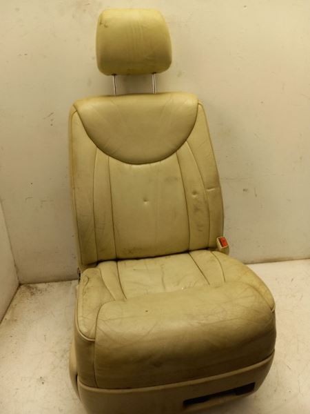 2001 LEXUS LS430 PASSENGER SIDE FRONT BEIGE LK03 LEATHER SEAT ASSEMBLY