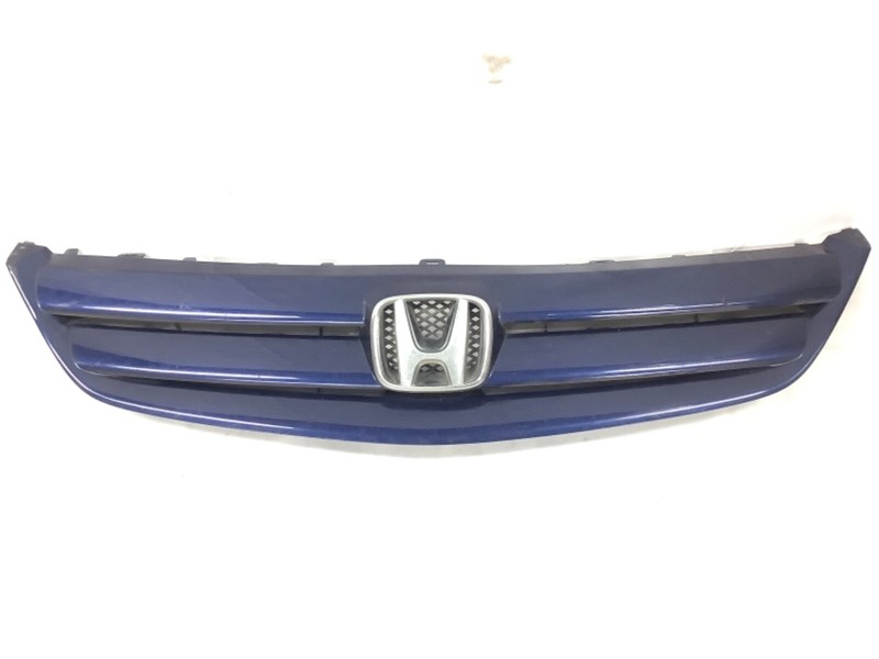 01-03 Civic 4Dr Front Grille Base Mesh Emblem Garnish Trim Nose Molding Blue *