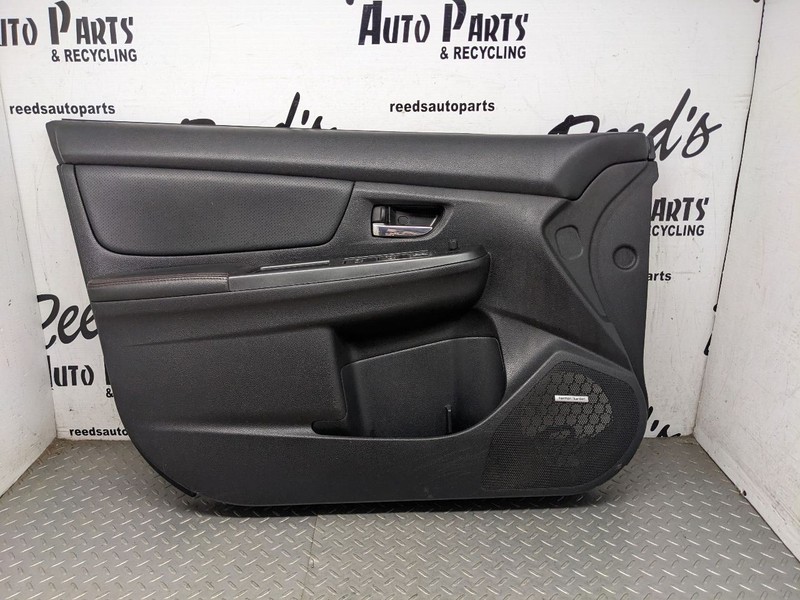 15-19 WRX Black Front Driver Side Left LH Interior Door Trim Panel OEM F 1196507