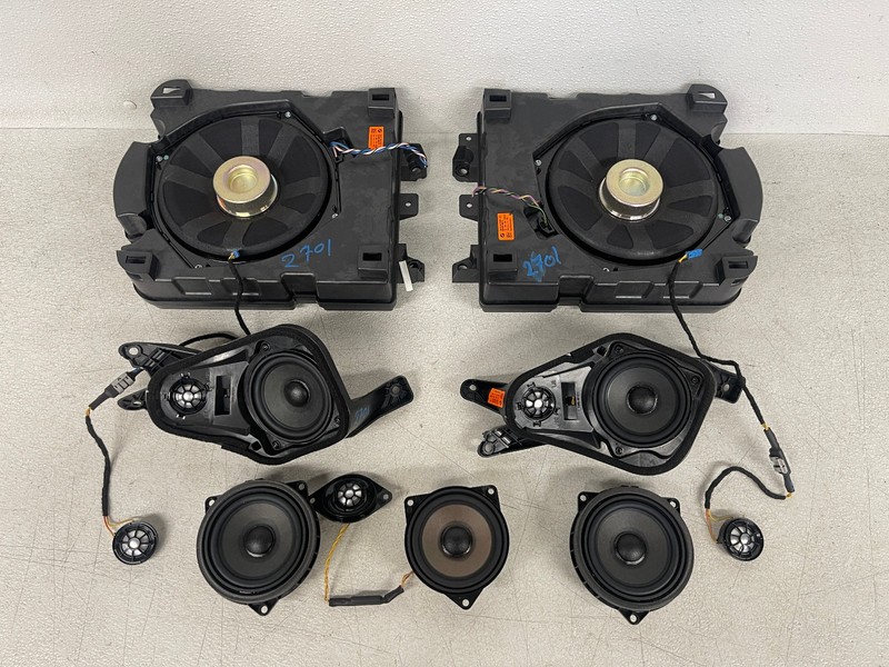 ⭐2021-2025 TOYOTA SUPRA A91 FRONT/REAR DOOR AUDIO SPEAKER SET SUBWOOFER LOT2701