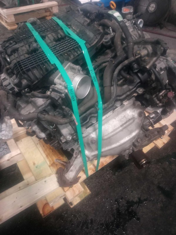 2013 INFINITI G37 3.7L V6 Engine Complete Assembly 84K Miles OEM Black 4WD
