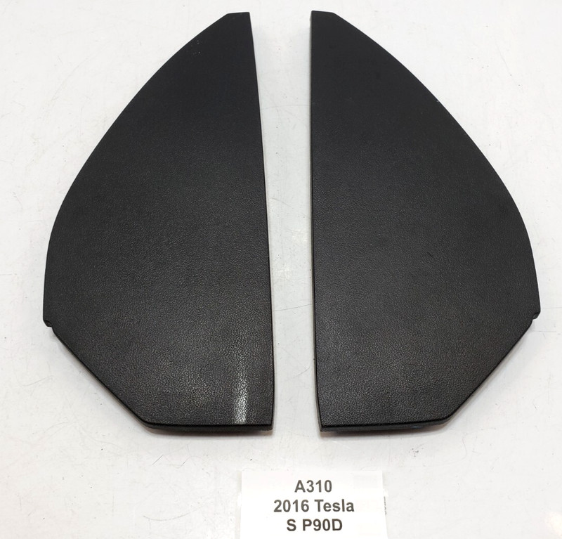 ✅ 12-20 OEM Tesla Model S Front Left Right Dash Dashboard End Cap Cover SET *