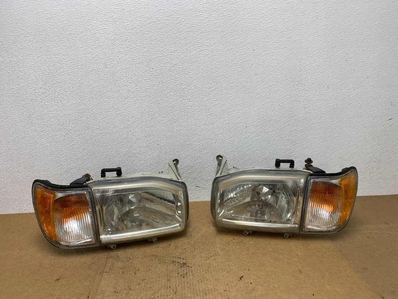 1999-2004 Nissan Pathfinder Left+Right Side Set Halogen Headlights Oem AC3301 DW