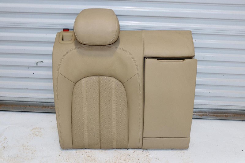 2012-2018 AUDI A7 REAR SECOND ROW RIGHT SEAT UPPER BACKREST CUSHION LEATHER OEM