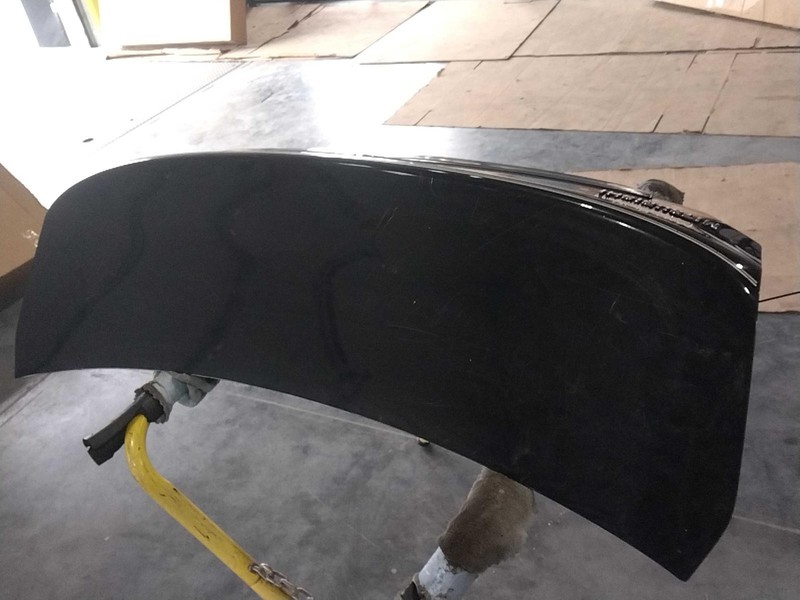 2017 Mitsubishi Mirage Black Deck Lid Trunk Lid OEM Used Small Dent 4DR