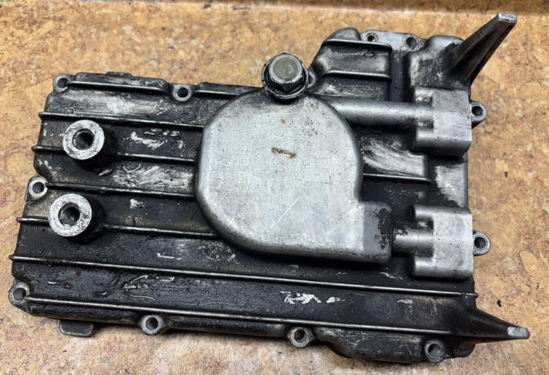 1994 Kawasaki Ninja ZX600 Engine Oil Pan Cover Panel Drain ZX 600 ZX-6 A7
