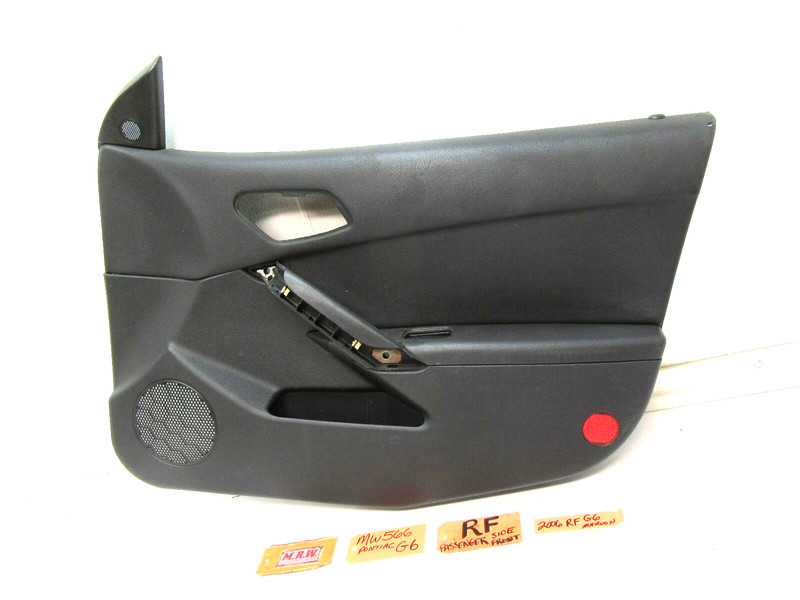 DOOR PANEL SPEAKER COVER ARM REST PULL HANDLE PASSENGER SIDE RF for PONTIAC G6