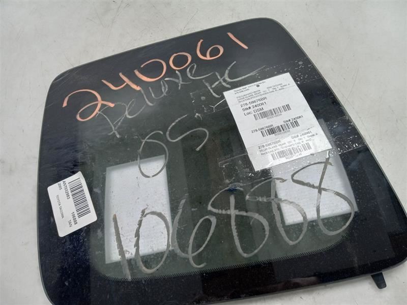 Passenger Rear Door Glass Extended Cab Fits 05-19 TACOMA