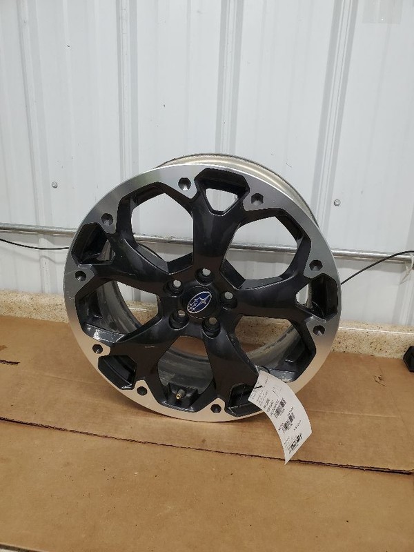 Wheel 17x7 Alloy Painted Black STI Cap Fits 18-22 XV CROSSTREK 290999