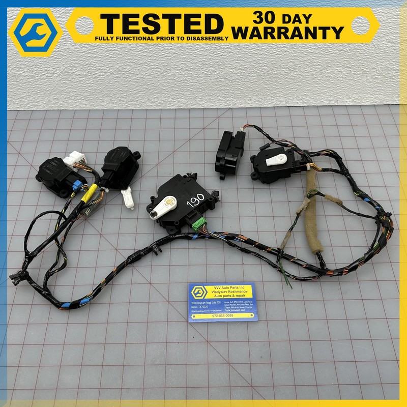 05-16 LAND ROVER HVAC RECIRCULATED AIR FLAP SERVO MOTOR ACTUATOR SET OEM