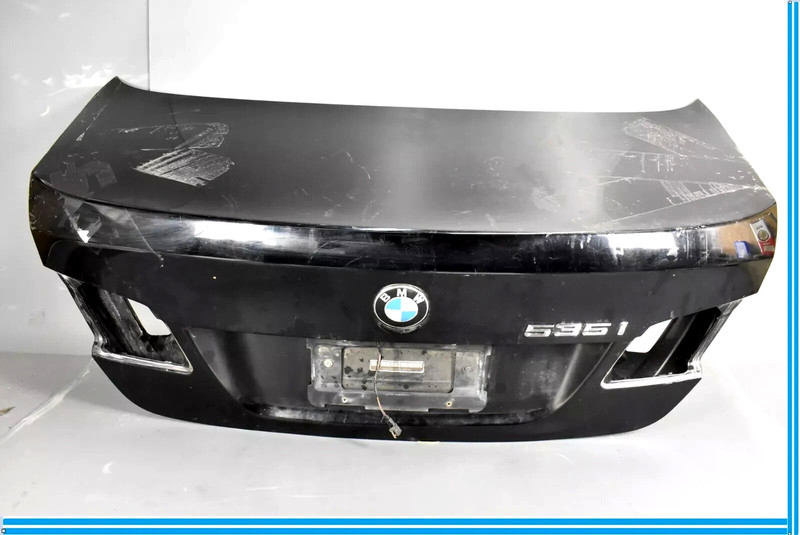 11-16 BMW F10 550i 535i 528i Sedan Trunk Lid Shell Cover Panel Black 7240552 OEM