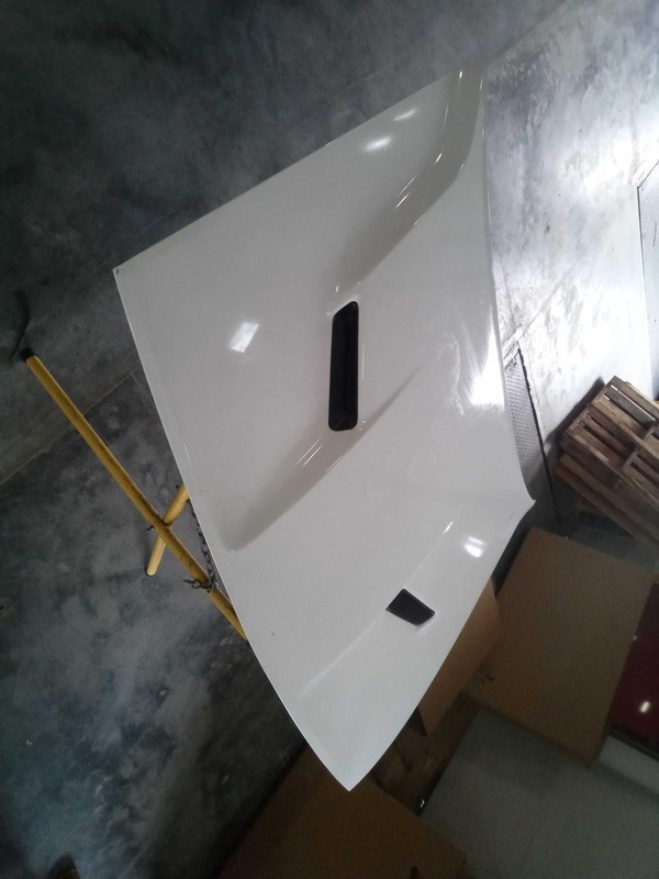 2016 Dodge Challenger OEM Used Hood Panel White 68259670AA 94K Miles