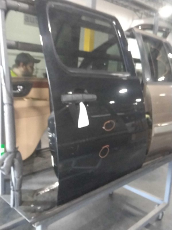 Chevrolet Silverado 2500 2014 Right Rear Door BLACK 5668 3892