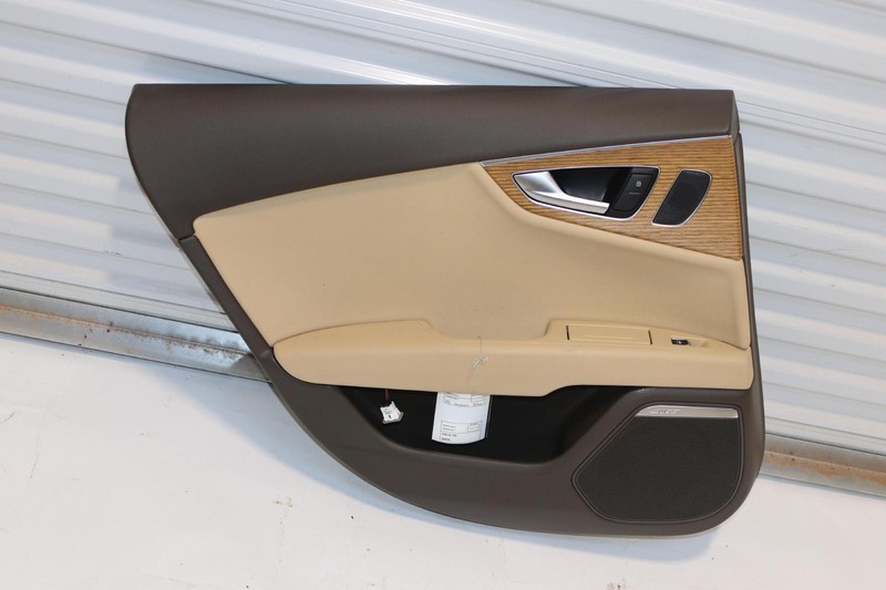 2012-2018 AUDI A7 S7 QUATTRO REAR LEFT SIDE DOOR PANEL TRIM COVER OEM