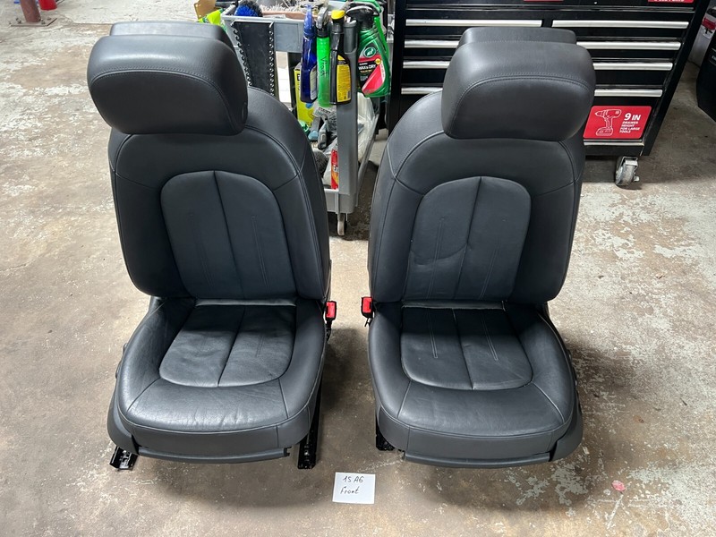 12-18 Audi A6 FRONT LEFT&RIGHT SIDE SEATS ASSEMBLY SET PAIR OEM
