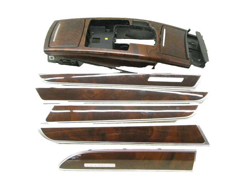 05-11 AUDI C6 A6 S6 SEDAN CENTER CONSOLE LEFT RIGHT INTERIOR DOOR TRIM OEM 07182