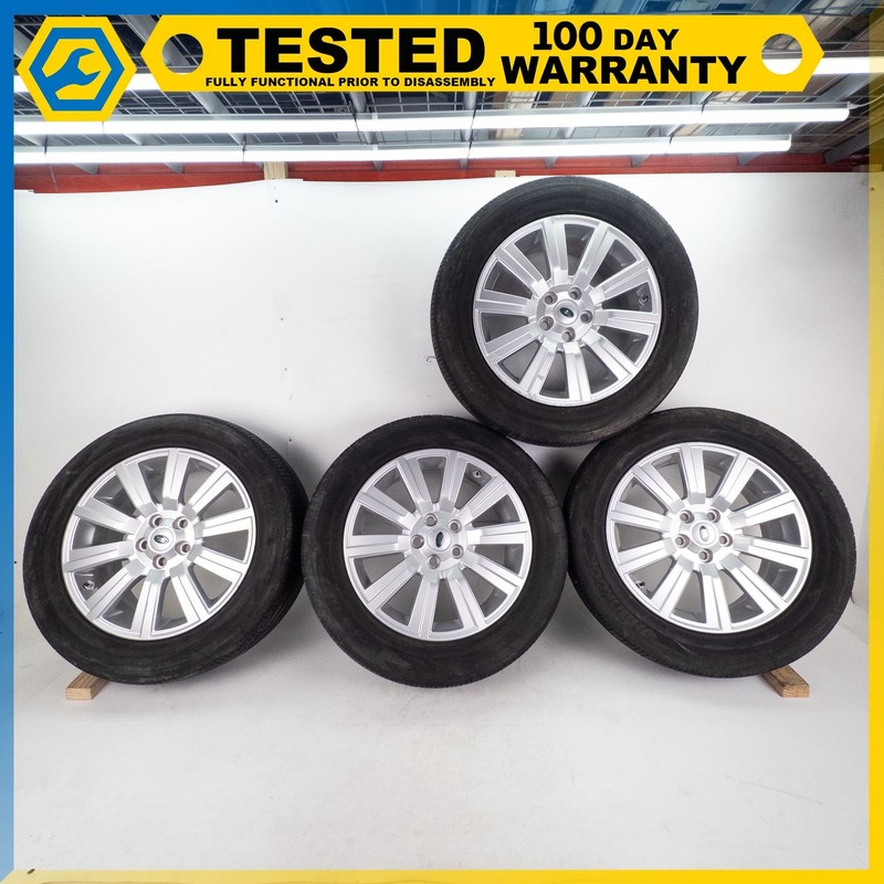 10-16 LAND ROVER L319 LR4 19" WHEEL RIM WITH TIRE SET OF 4 OEM