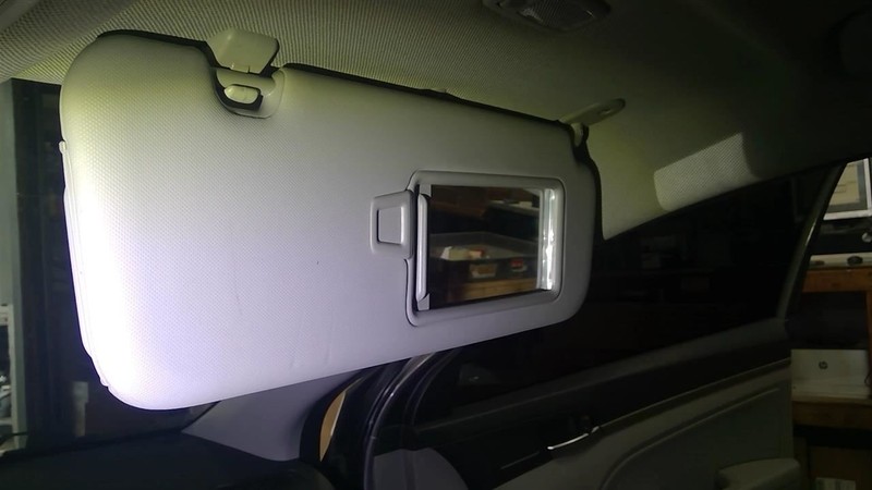 Passenger Right Sun Visor Sedan With Sunroof Fits 17-20 ELANTRA 1796565