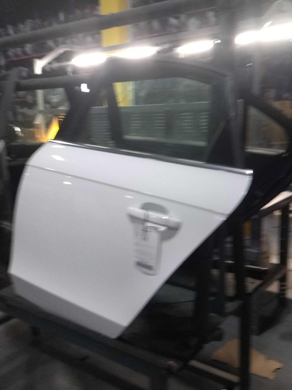 2013 Audi A4 Left Rear Door White OEM 317624 121K Miles