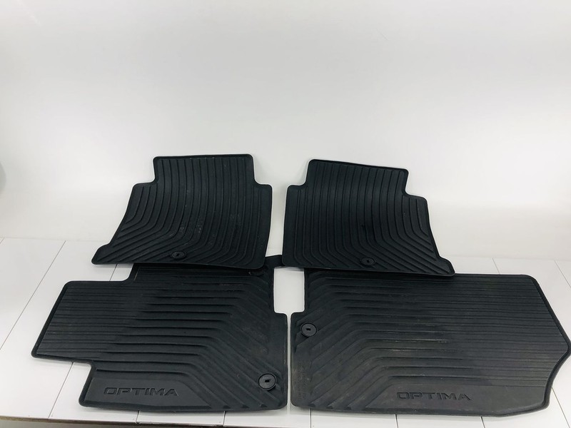 16-18 KIA OPTIMA FRONT & REAR SECOND ROW FLOOR ALL WEATHER MATS SET OF 4 OEM