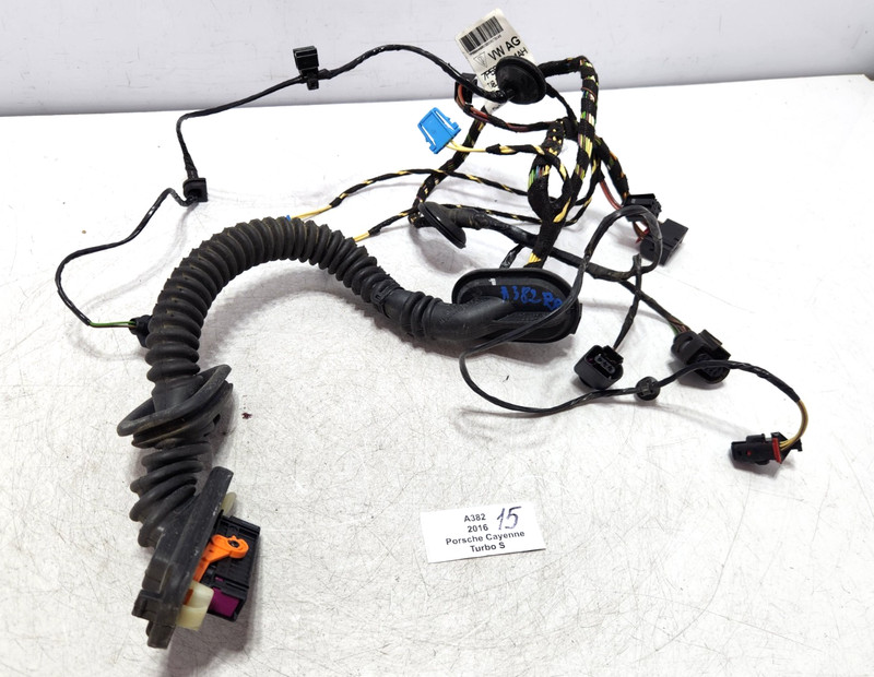 ✅ 11-18 OEM Porsche Cayenne Turbo S 958 Rear Right Door Wire Wiring Harness
