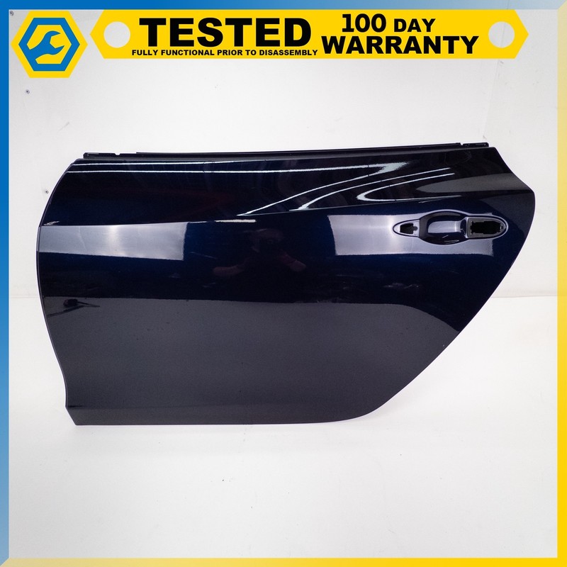 14-19 MASERATI QUATTROPORTE REAR LEFT DRIVER SIDE DOOR SHELL BLUE OEM