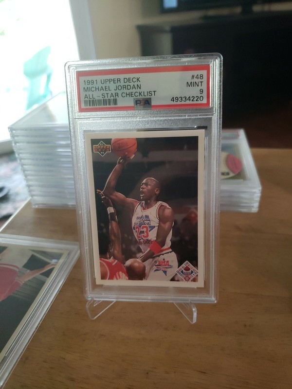 1991 Upper Deck Michael Jordan All-Star Checklist PSA 9 MINT ***Just Graded***