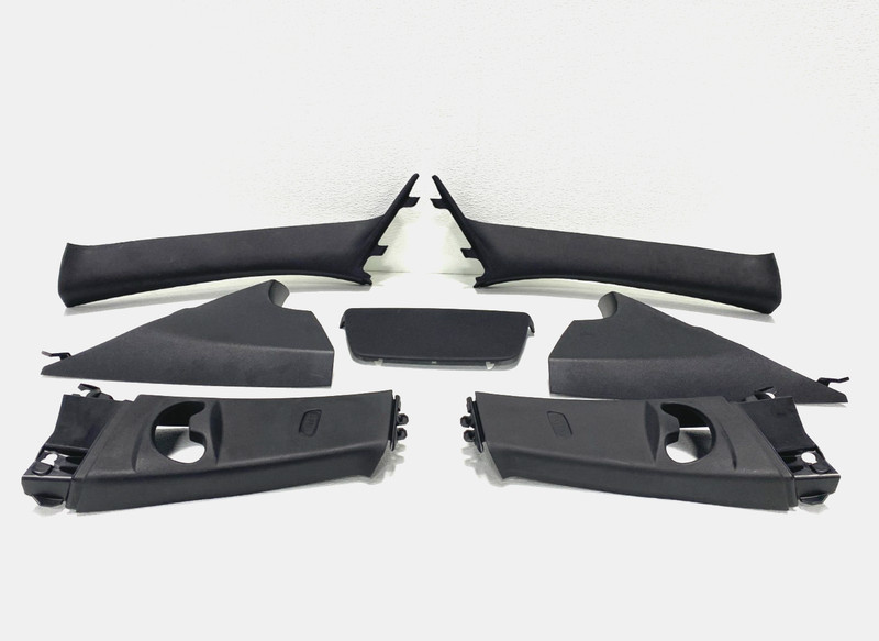 18 19 20 BMW 230i M240i F22 HEADLINER A B C PILLAR INTERIOR SET BLACK OEM #A0.08