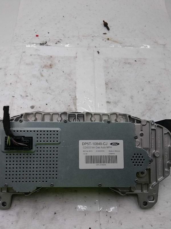 2013 Lincoln MKZ Speedometer Gauge Black OEM 468209 138K Mileage