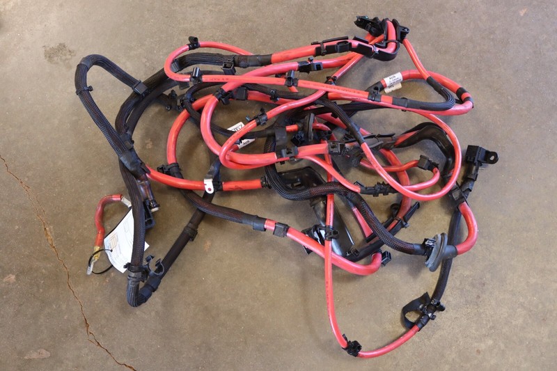 2017-2022 PORSCHE PANAMERA POSITIVE PLUS BATTERY CABLE WIRE HARNESS OEM