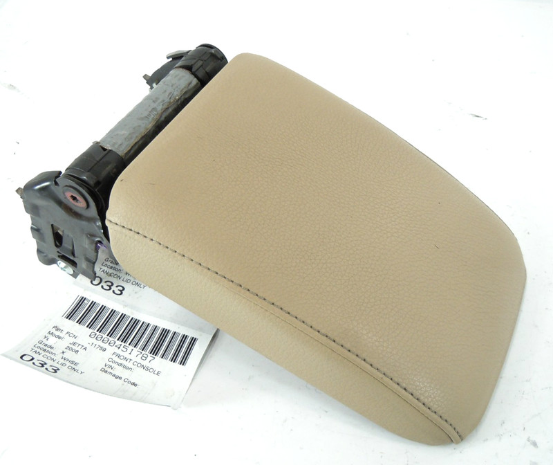 2005-2011 Volkswagen Jetta Center Console Arm Rest Lid OEM VIN K 8th