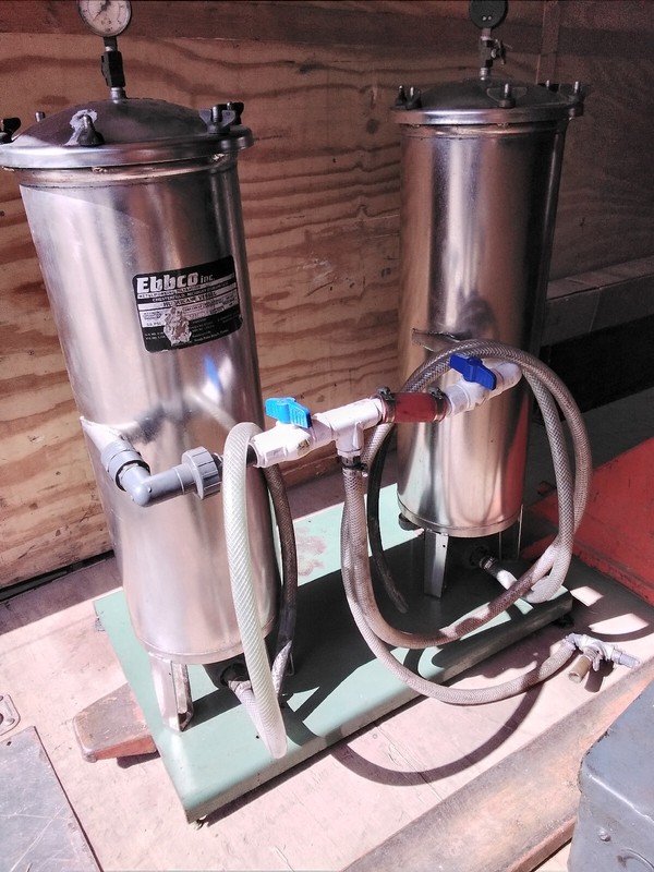Lot Of 2 Ebbco HRF-155-LP Hurricane Filter Vessels