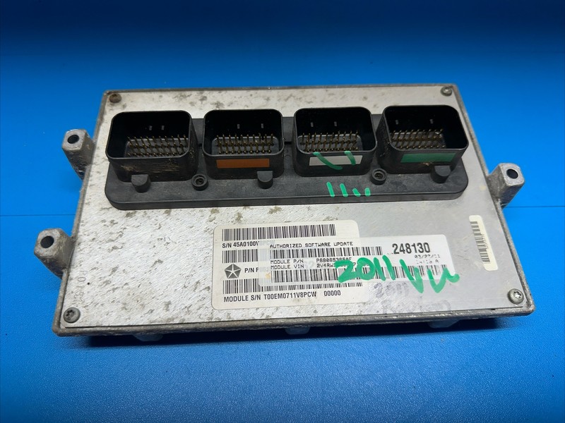 68065365AF I 2011 DODGE CARAVAN 3.6L AT ENGINE COMPUTER MODULE ECM PCM ECU OEM