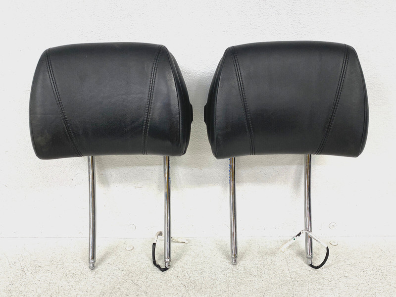 ⭐2012-2018 BMW 6-SERIES 650i FRONT LEFT RIGHT HEADREST BLACK LEATHER OEM LOT2412