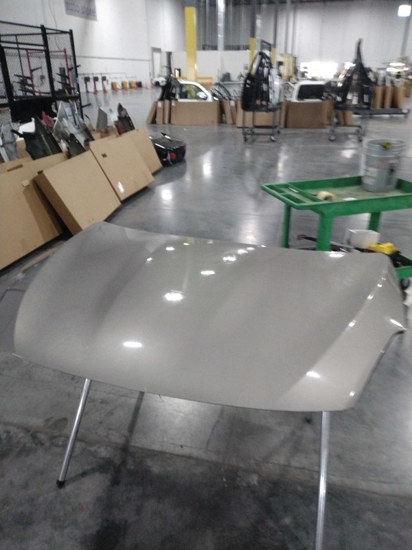 2012 Nissan Altima OEM Hood Panel White Small Chips 1 Piece 65100ZX00A