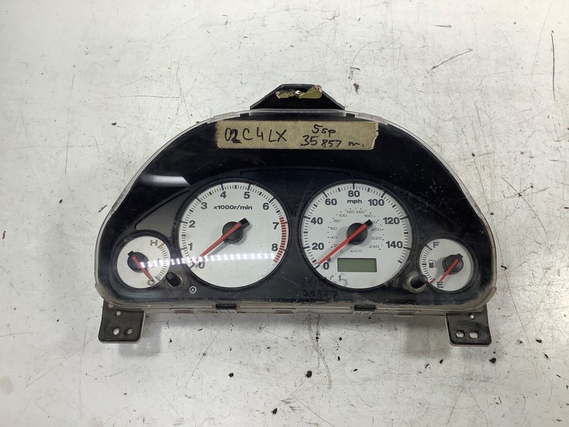01-02 Honda Civic 4D LX MT 5sp Instrument Cluster 35K Mil OEM