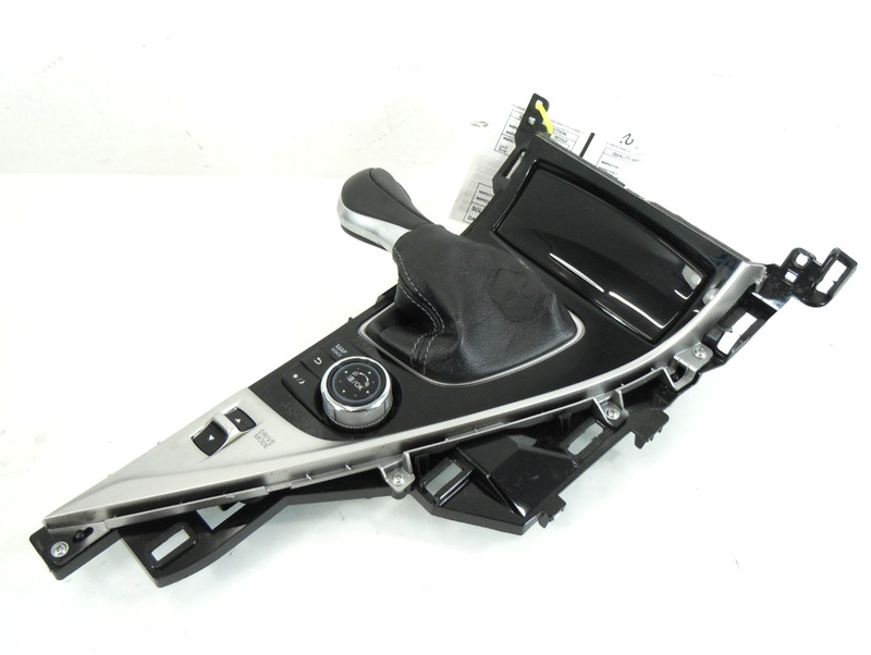 2017 17 Infiniti Q50 Center Console Shifter Trim Surround W/ Boot & Knob OEM