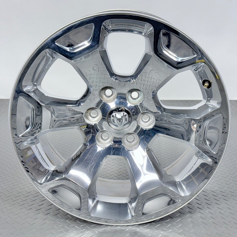 ✅ 2019-26 RAM 1500 5th Laramie OEM 20" FACTORY CHROME CLAD WHEEL RIM R20 20x9 #5