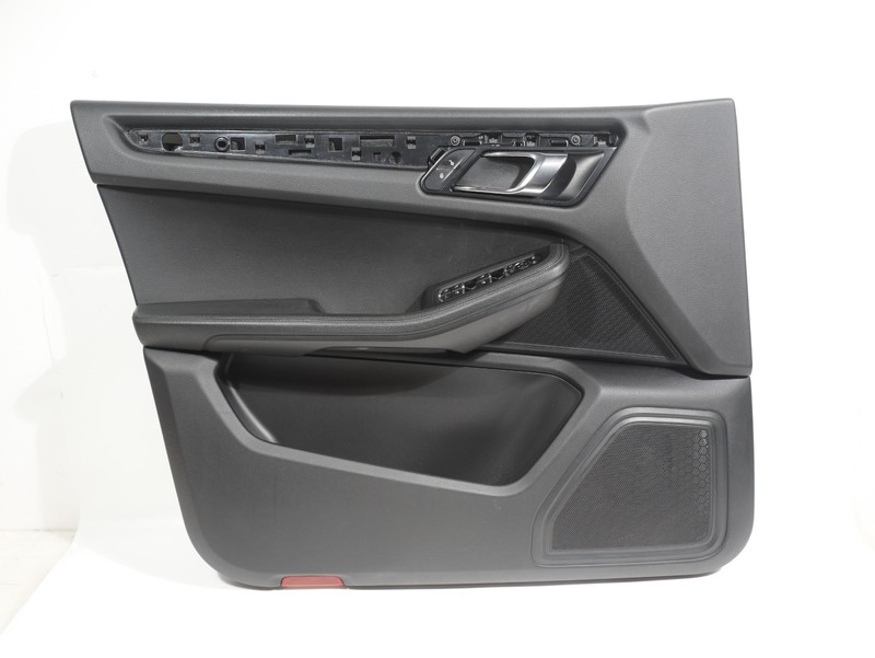 2015-2018 Porsche Macan Front LEFT Interior Door Trim Panel Black Alcantara OEM
