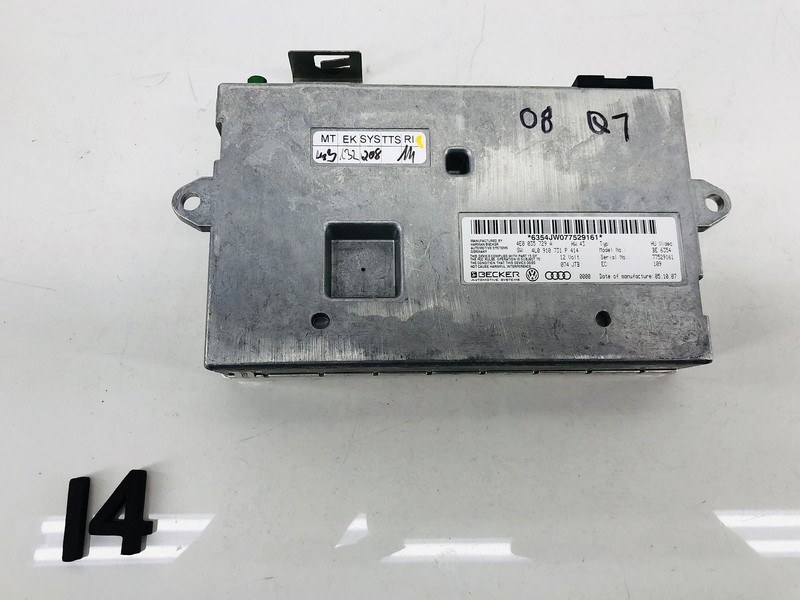 07-09 AUDI Q7 4L MMI MULTI MEDIA INTERFACE COMPUTER CONTROL MODULE OEM